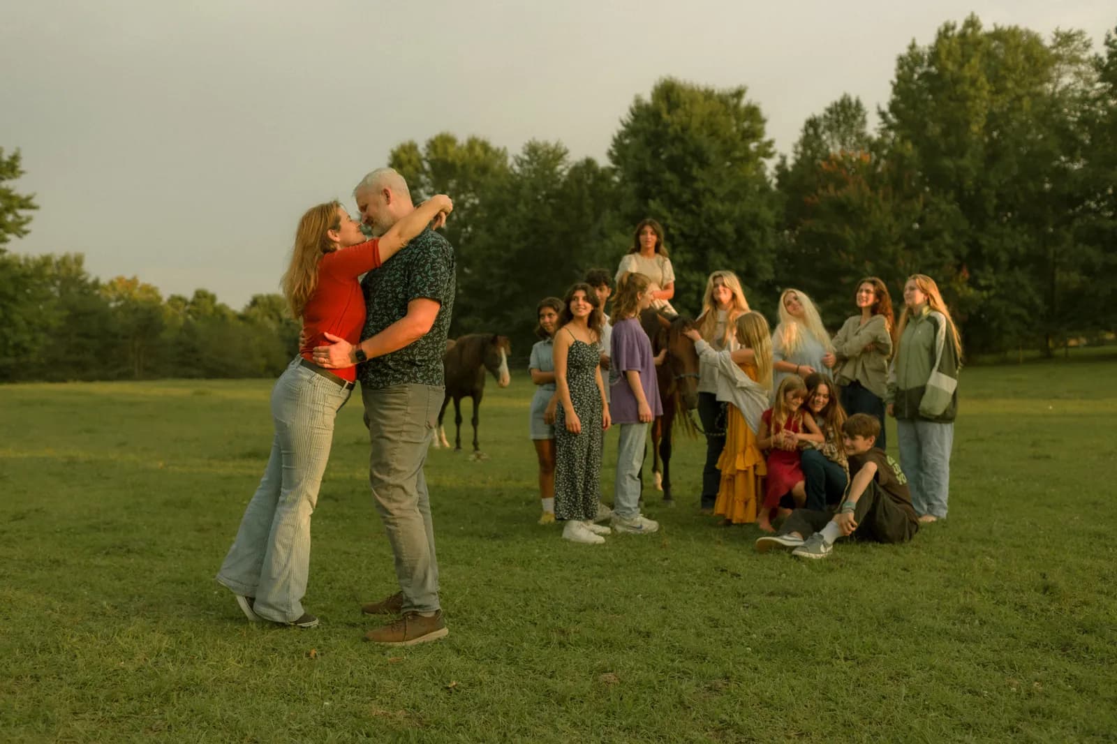 Sarah and Josh dancing